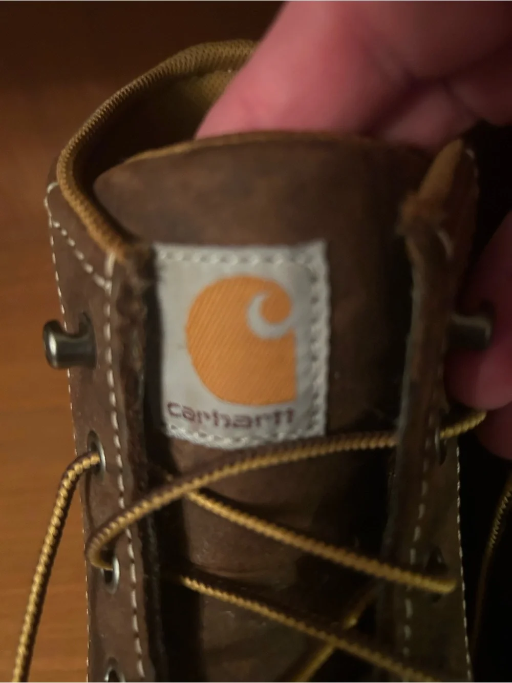 Carhartt Brown Leather Chukka Work Boots